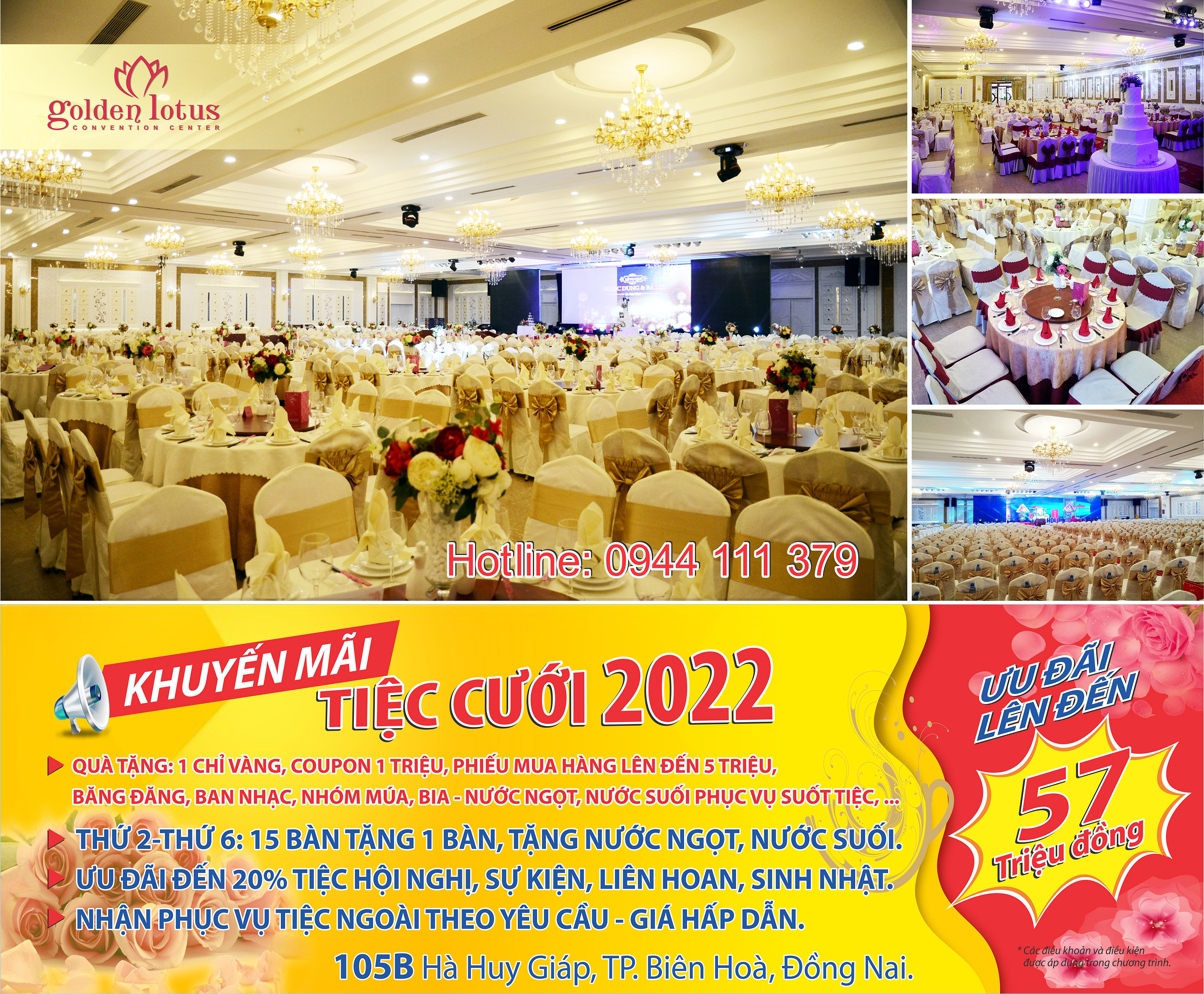 Khuyến mãi Tiệc cưới & Hội nghị 2022